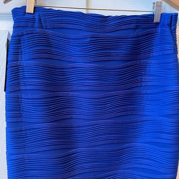 ROYAL BLUE PENCIL SKIRT PLUS SIZE 1X NWT - Picture 2 of 5